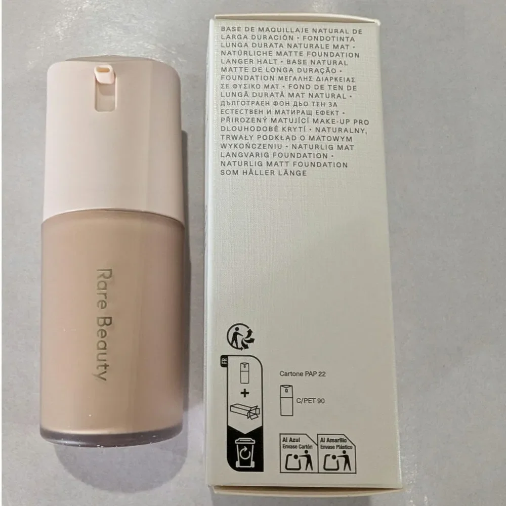 Rare Beauty True to Myself Natural Matte Foundation Shade 7 Light Warm 1.0 fl oz